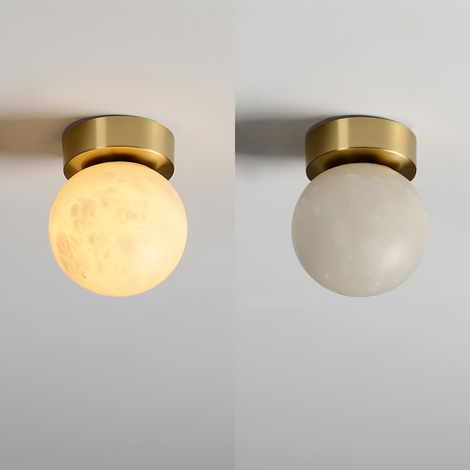 Moon Alabaster Ceiling Light - Lumpaz
