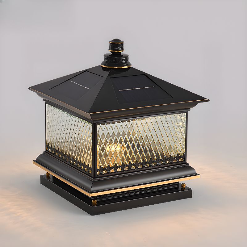 Diamond Solar Post Outdoor Light - Lumpaz