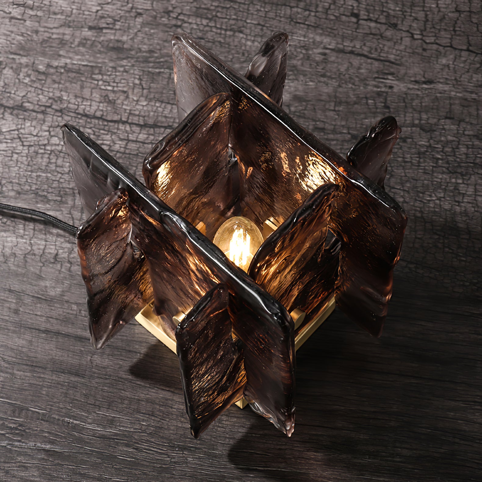 Amber Building Block Table Lamp - Lumpaz
