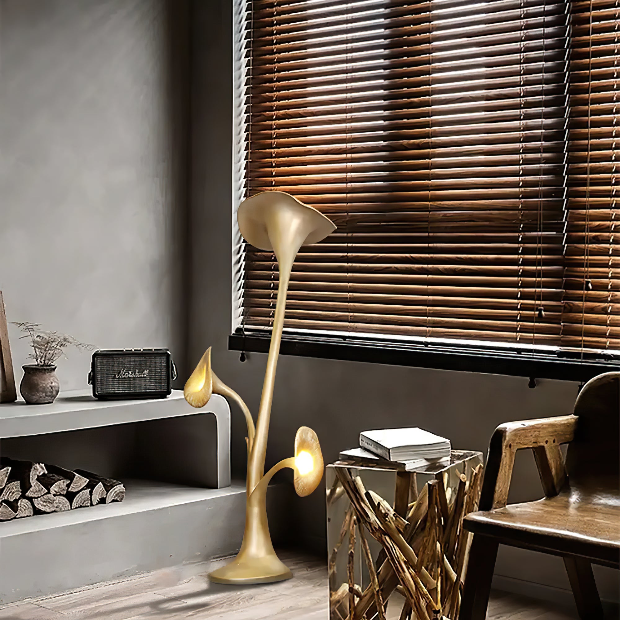 Petunia Sculpture Floor Lamp - Lumpaz