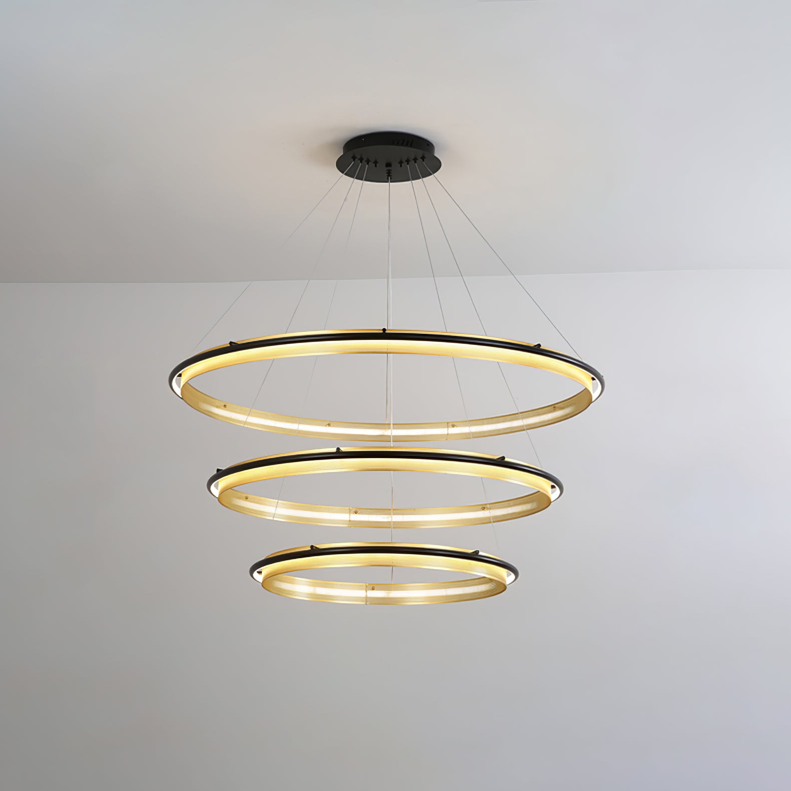 Acrylic LED Round Chandelier - Lumpaz