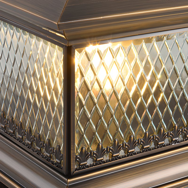 Diamond Solar Post Outdoor Light - Lumpaz