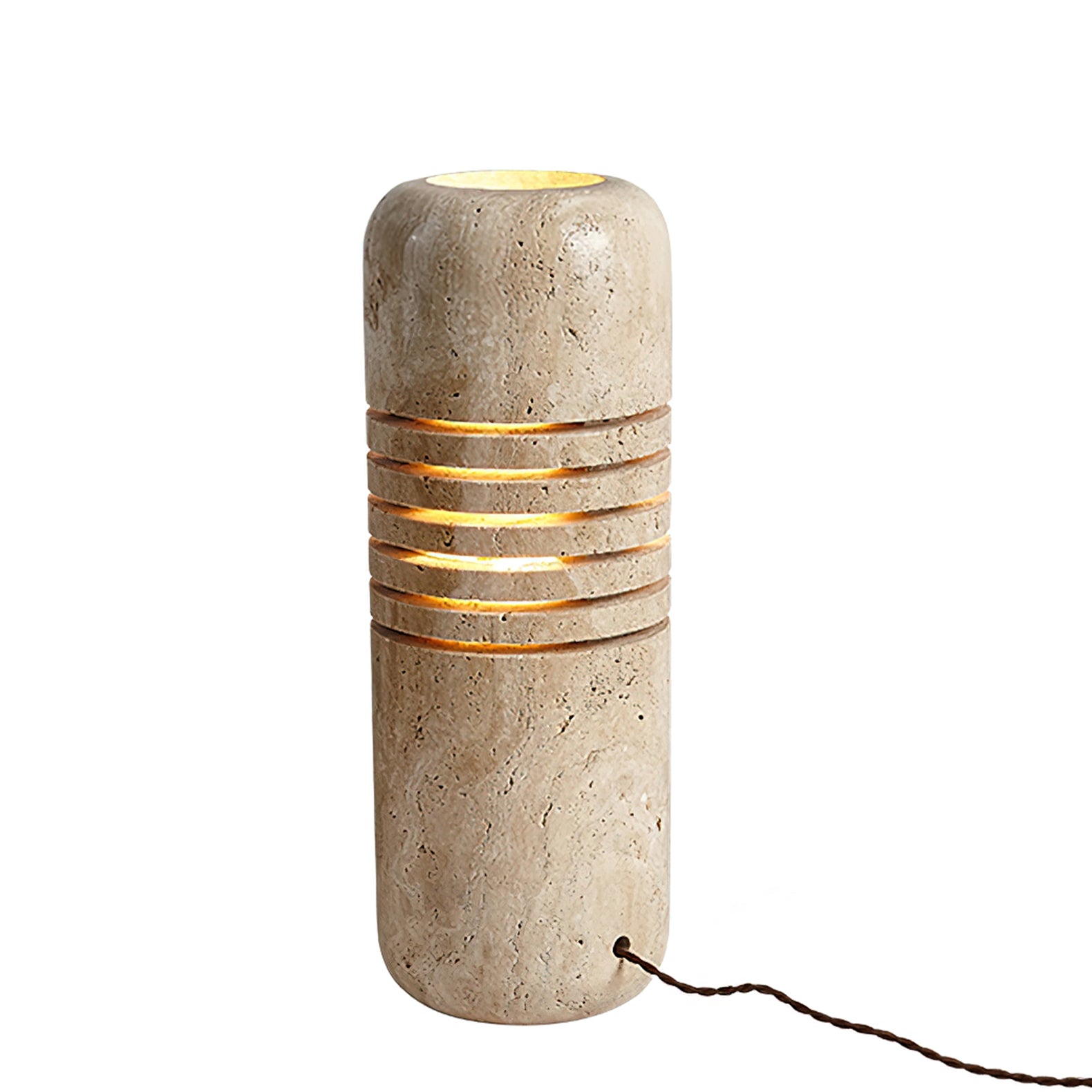 Big Stone Bucket Floor Lamp - Lumpaz