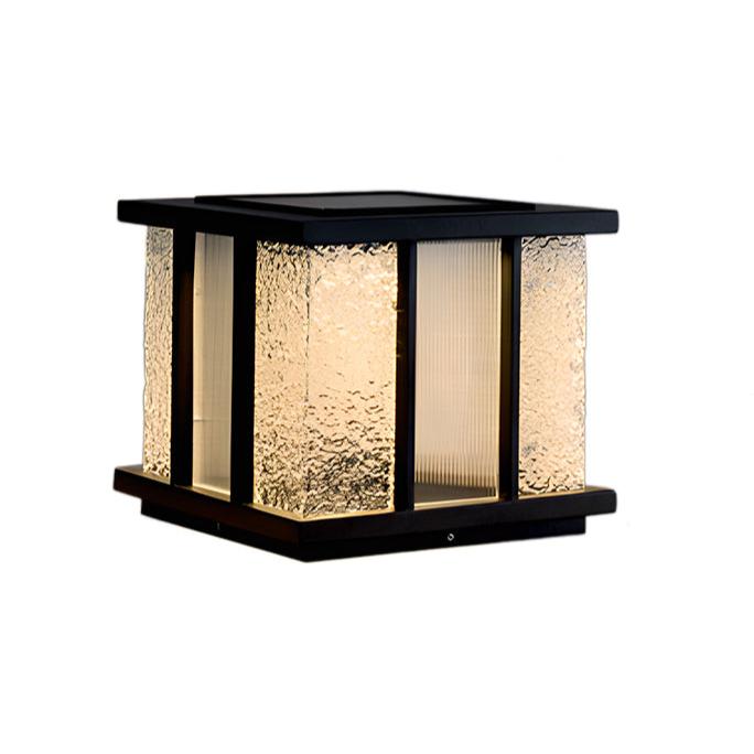 Modern Cube Solar Outdoor Light - Lumpaz