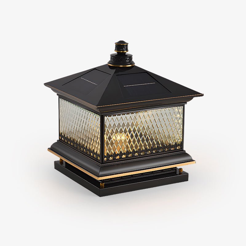 Diamond Solar Post Outdoor Light - Lumpaz