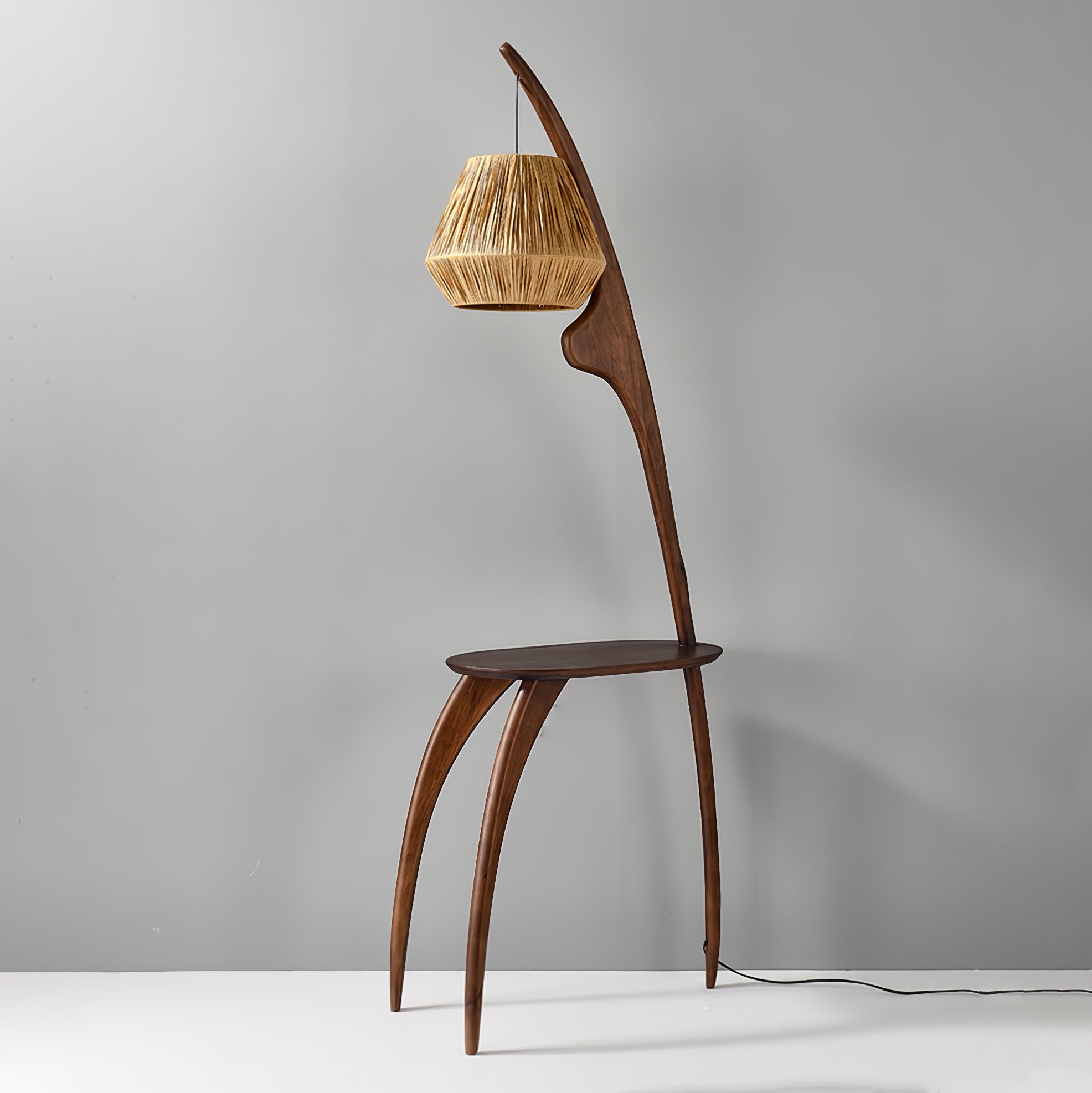 Curved Mantis Arm Floor Lamp - Lumpaz