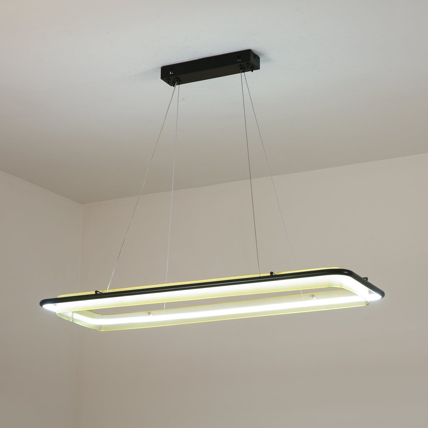 Acrylic LED Round Chandelier - Lumpaz