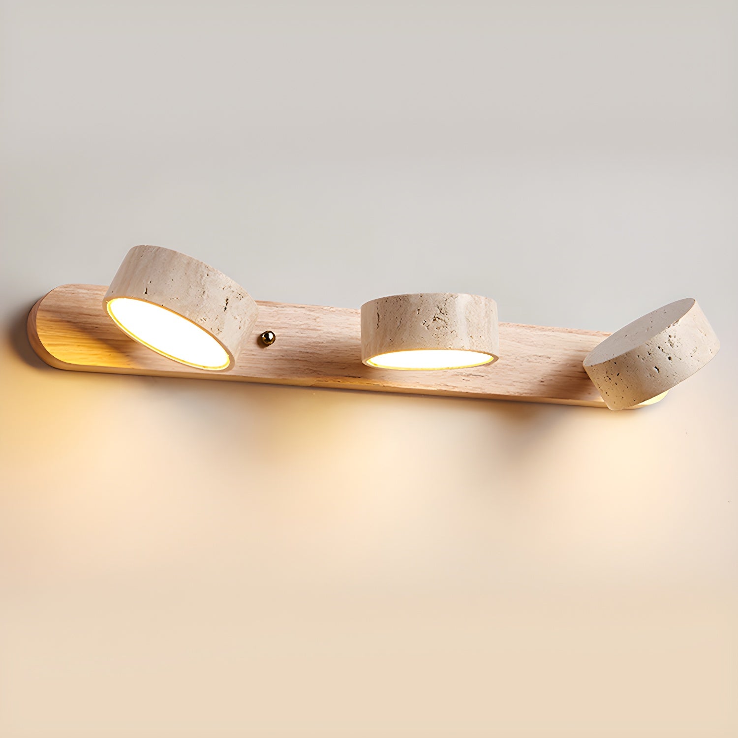 Travertine Duo Wall Light - Lumpaz