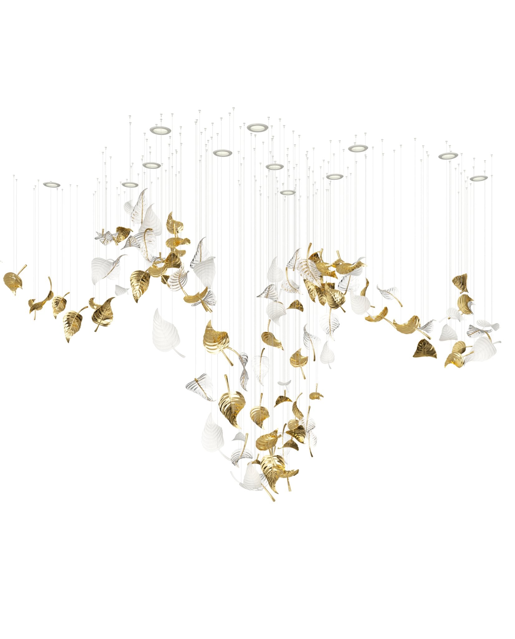 Linden Leaves Chandelier - Lumpaz