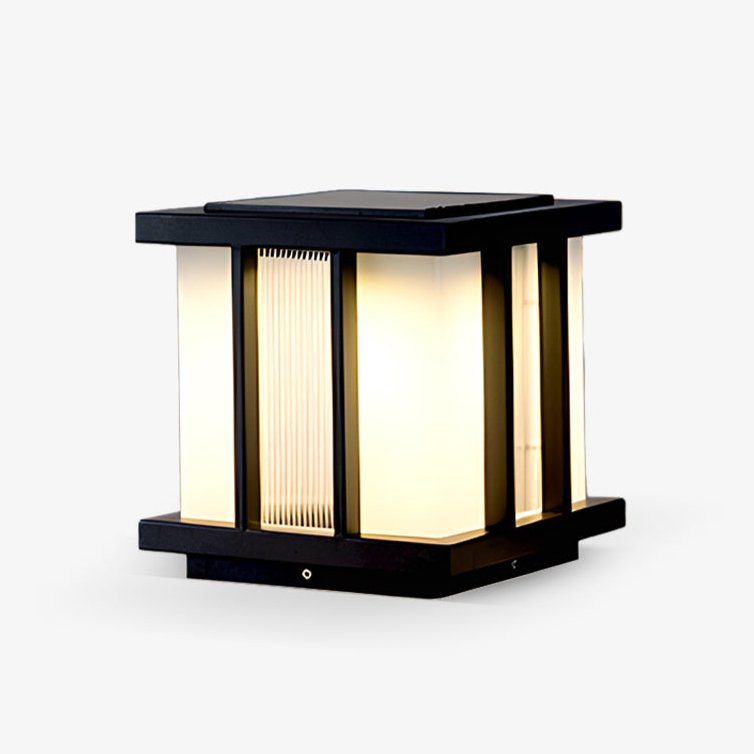 Modern Cube Solar Outdoor Light - Lumpaz