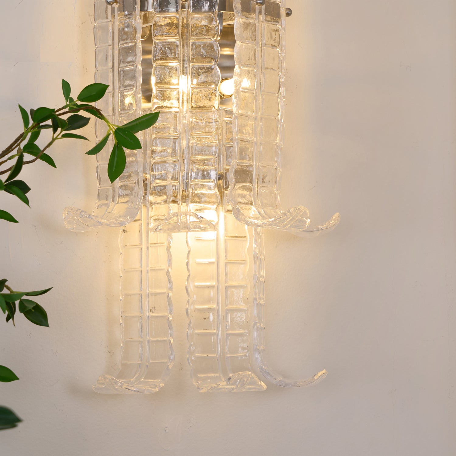 Aveline Murano Glass Wall Sconce - Lumpaz