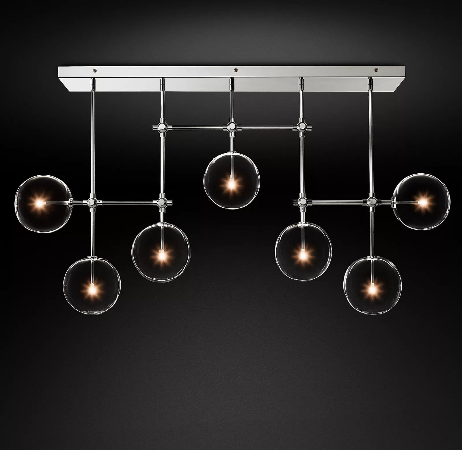 Glass Globe Mobile Chandelier - Lumpaz