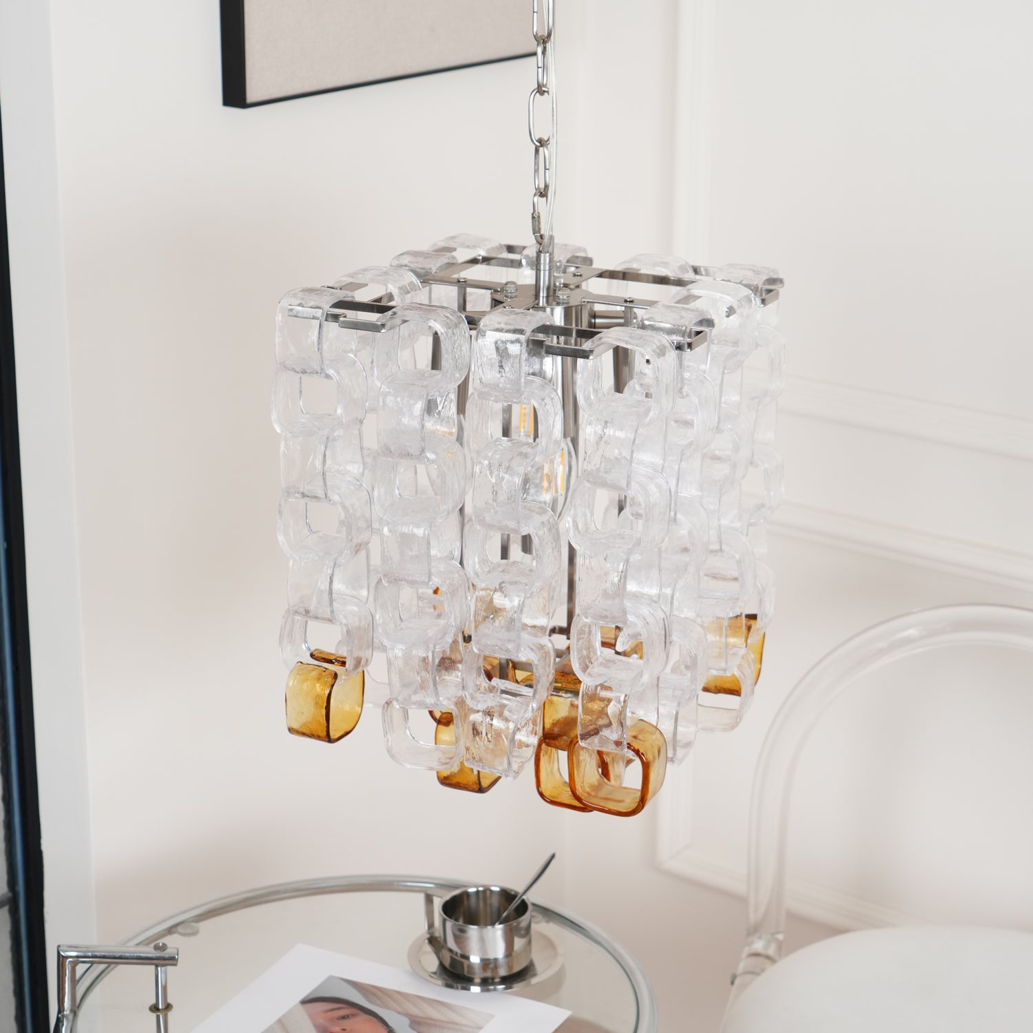 Murano Poliarte Interlocking Chandelier - Lumpaz