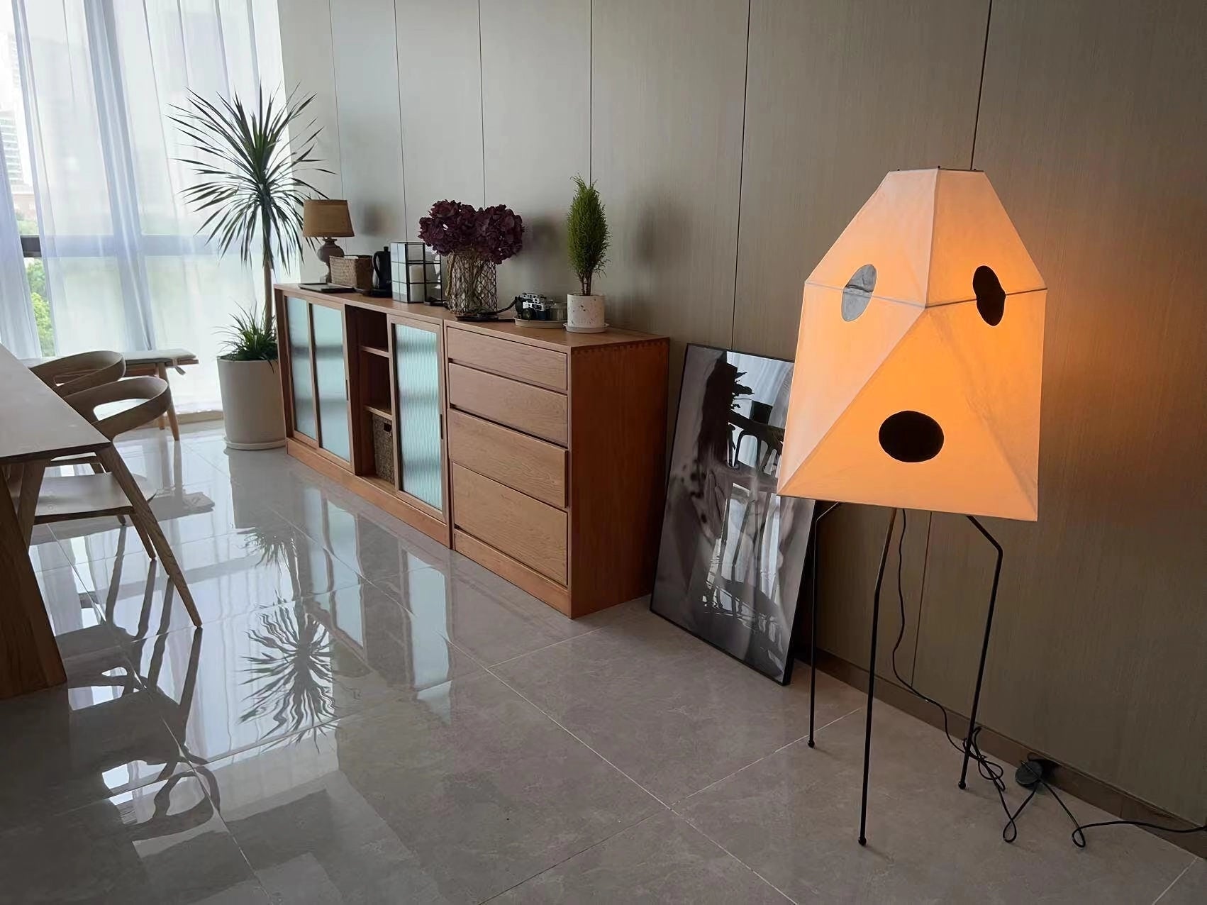 Origami Lantern Floor Lamp - Lumpaz