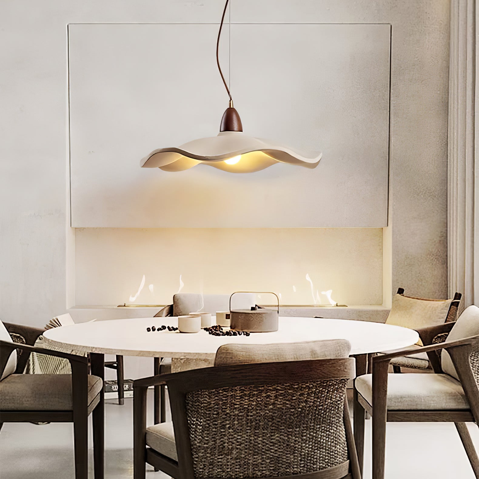 Cement Wave Pendant Light - Lumpaz