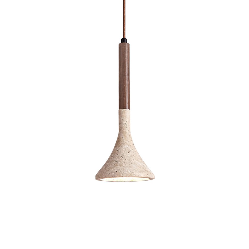 Aplomb Travertine Pendant Lamp - Lumpaz