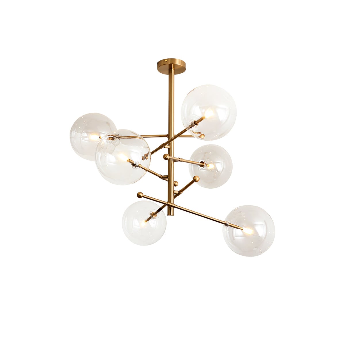 Glass Globe Mobile Chandelier - Lumpaz
