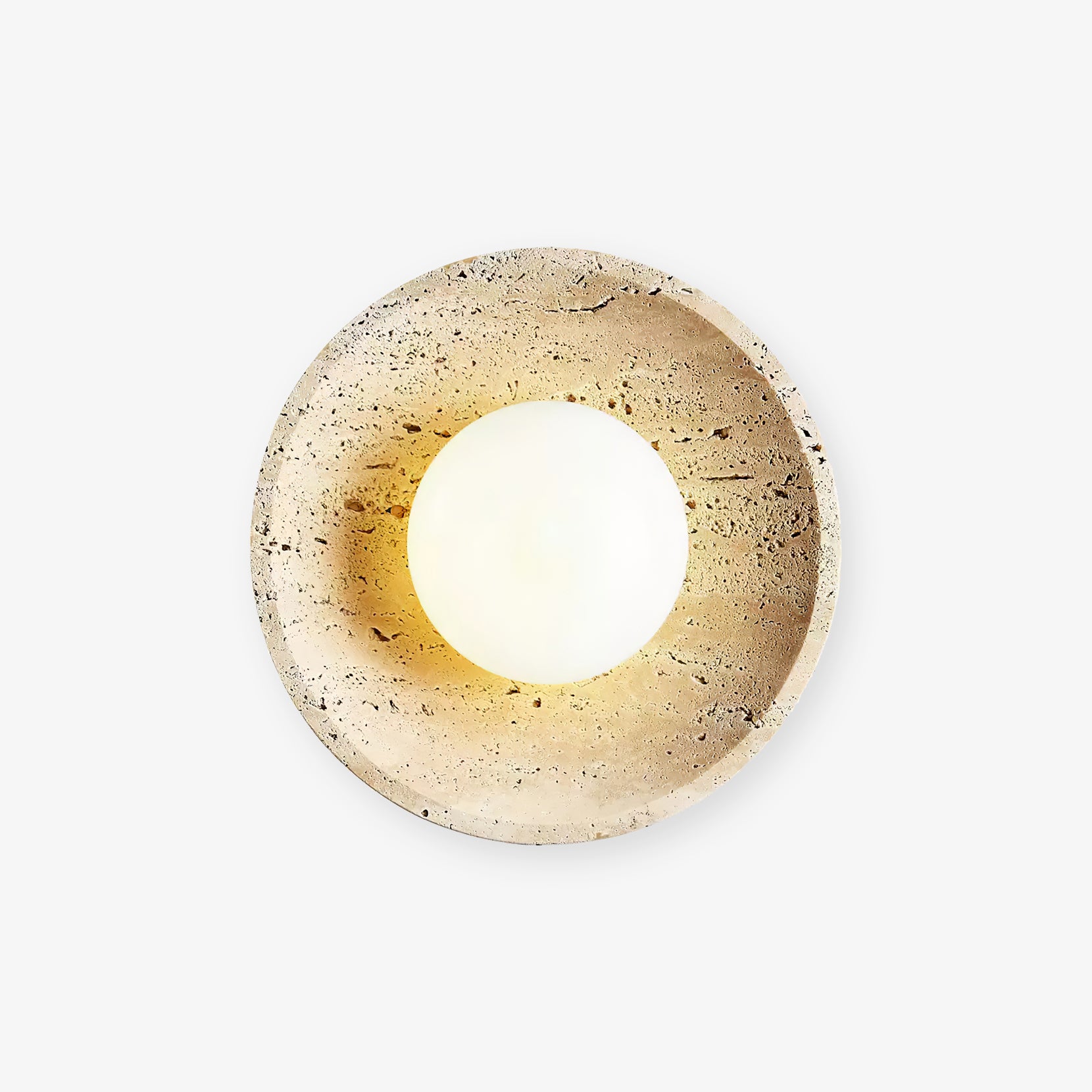 Stone Lunar Eclipse Wall Light - Lumpaz