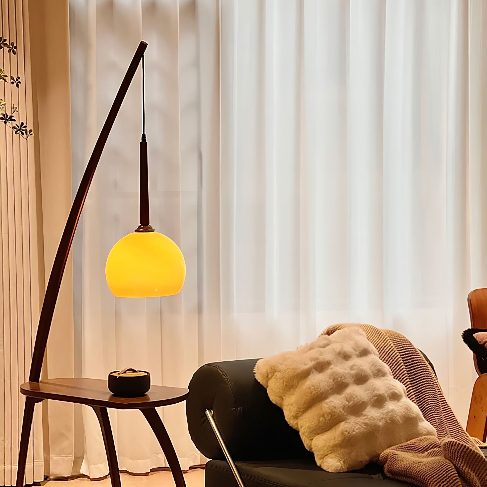 Arc Sphere Floor Lamp - Lumpaz