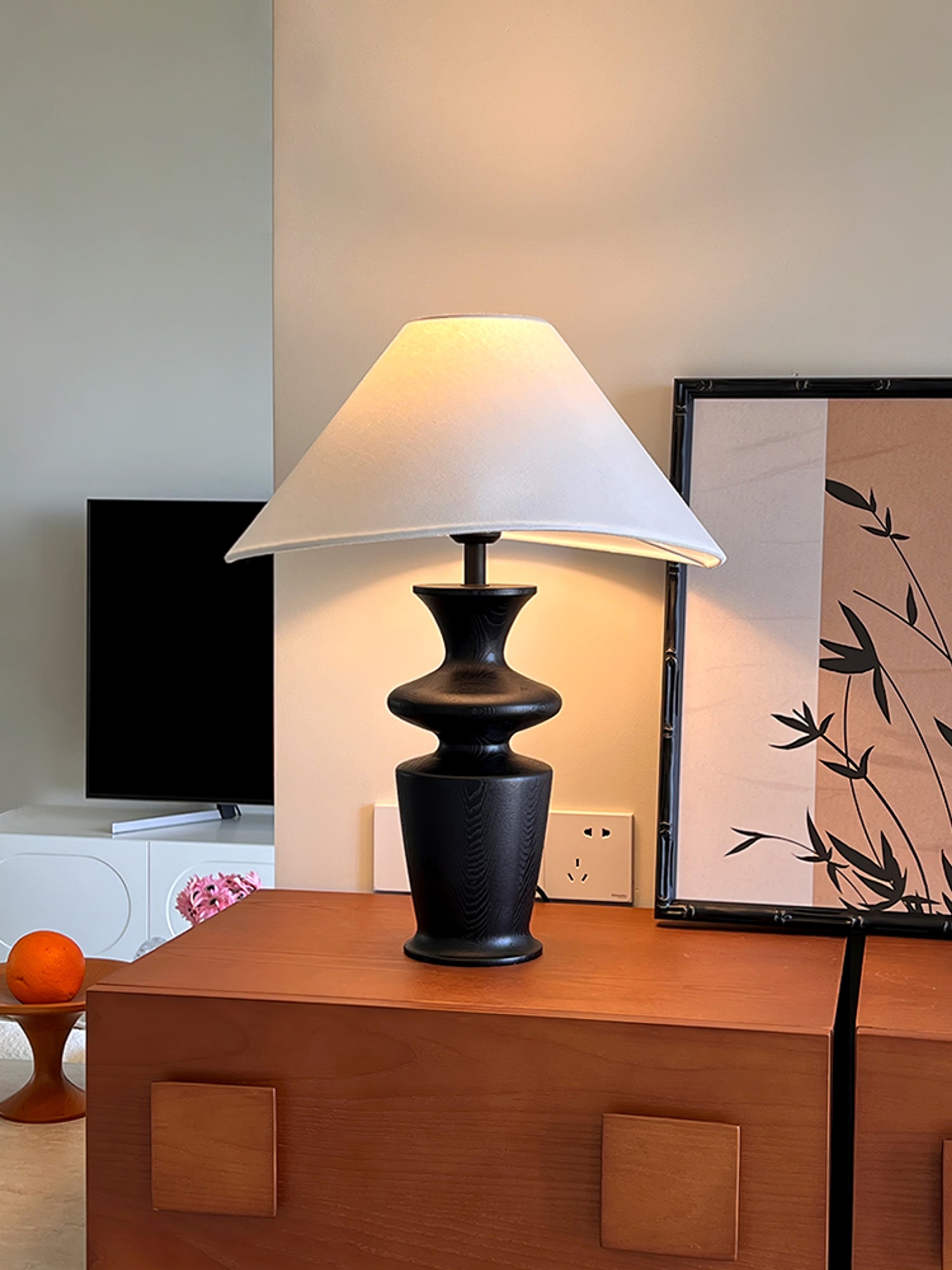 Grace Wood Table Lamp - Lumpaz