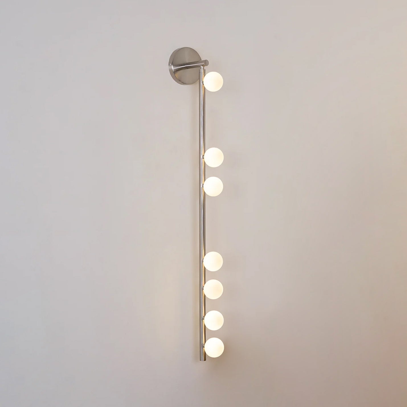 Brass Glass Tube Plug-in Wall Lamp - Lumpaz