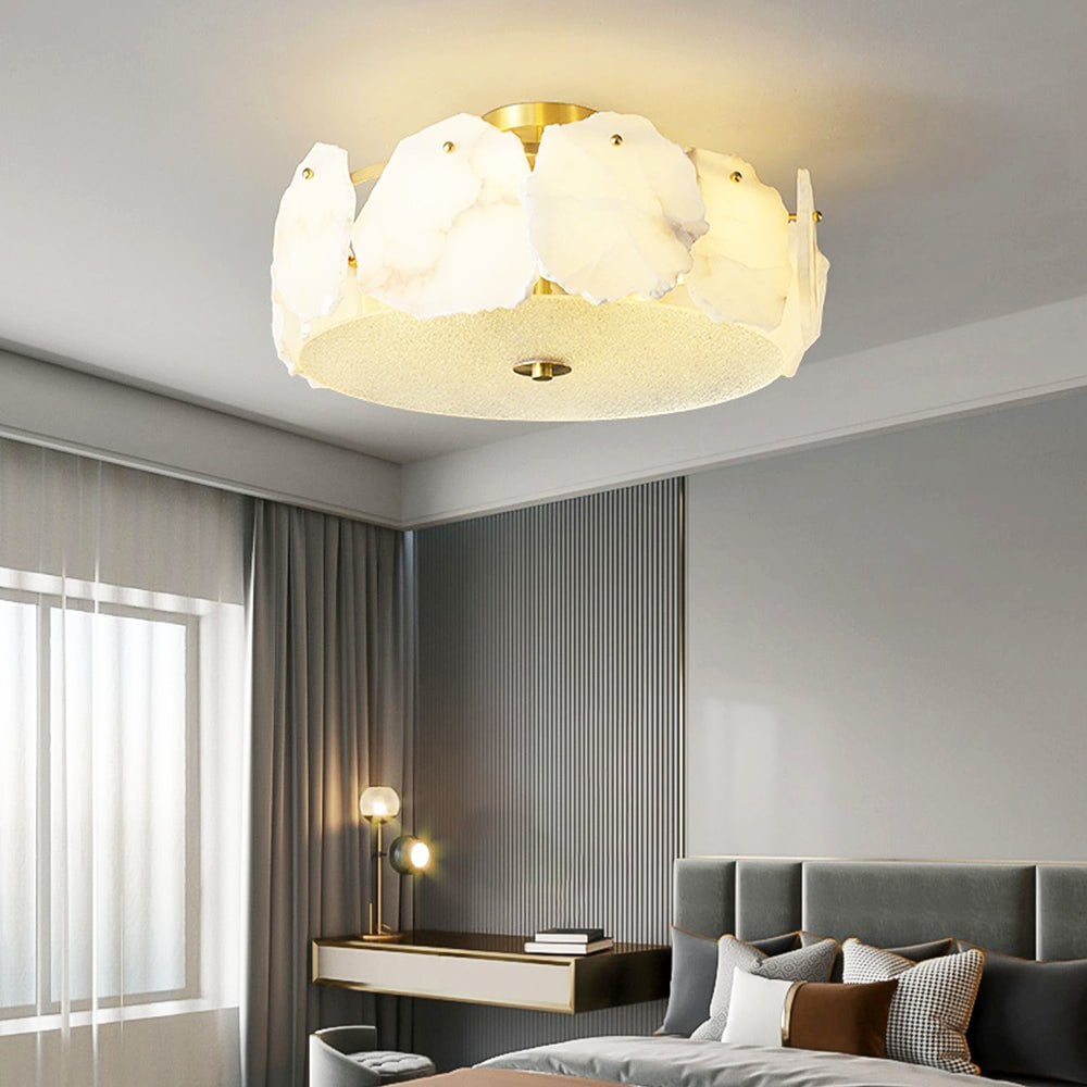 Valeria Alabaster Ceiling Lamp - Lumpaz