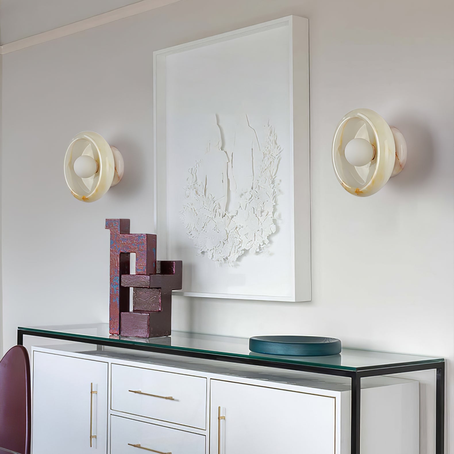 Eclipse Jade Wall Sconce - Lumpaz