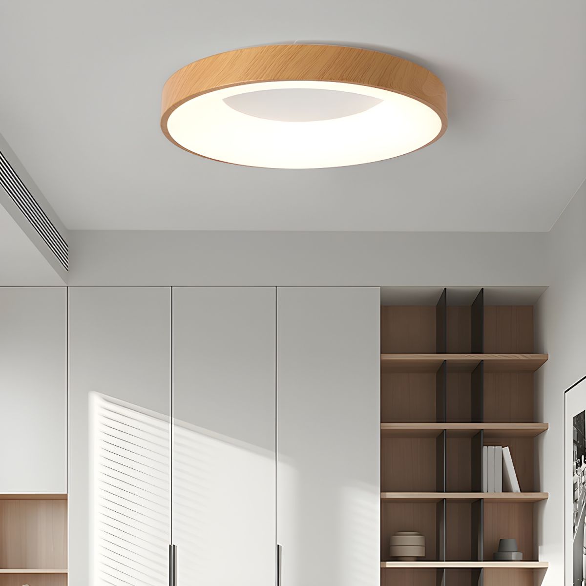 Mila Round Flush Mount Ceiling Lamp - Lumpaz