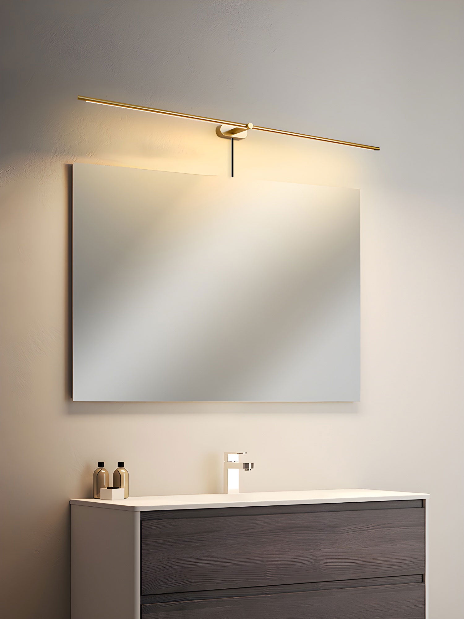 Minimalist Linear Plug-in Wall Lamp - Lumpaz