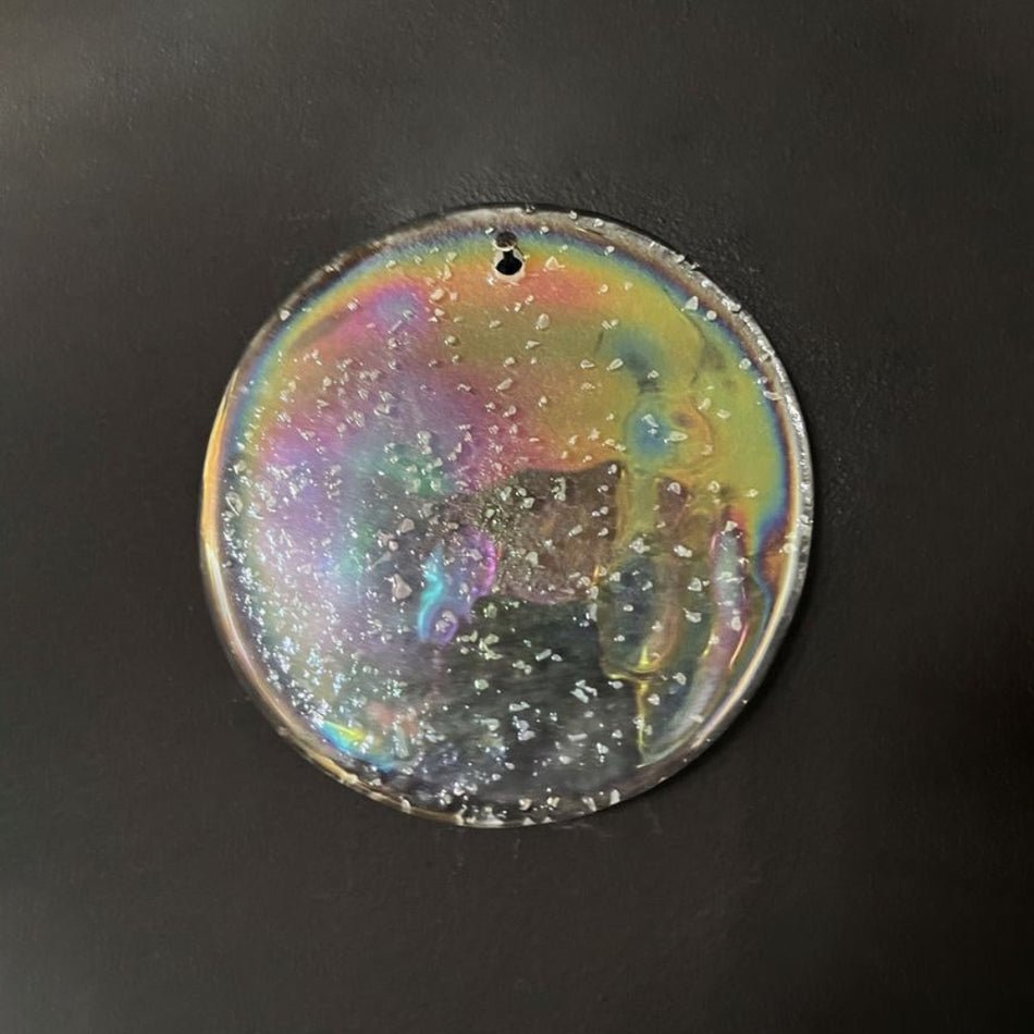 Murano Disc Iridescent Chandelier - Lumpaz