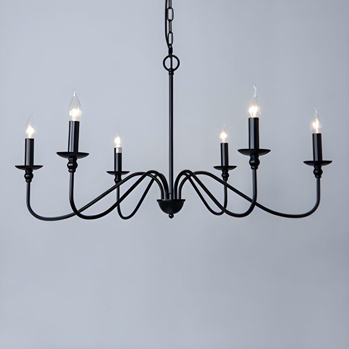 Timeless Gold Candle Chandelier - Lumpaz