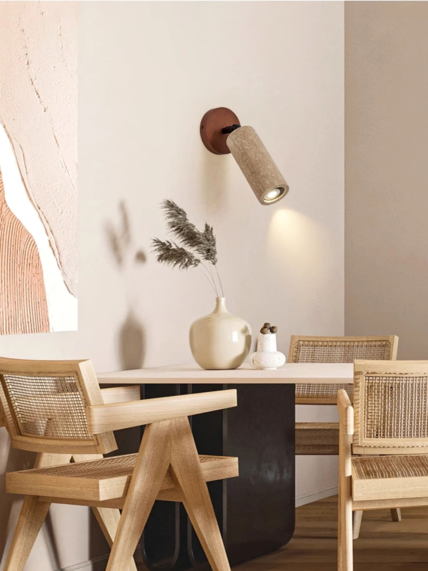 Versa Stone Adjustable Wall Light - Lumpaz