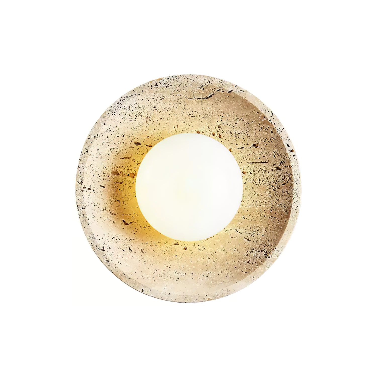 Stone Lunar Eclipse Wall Light - Lumpaz