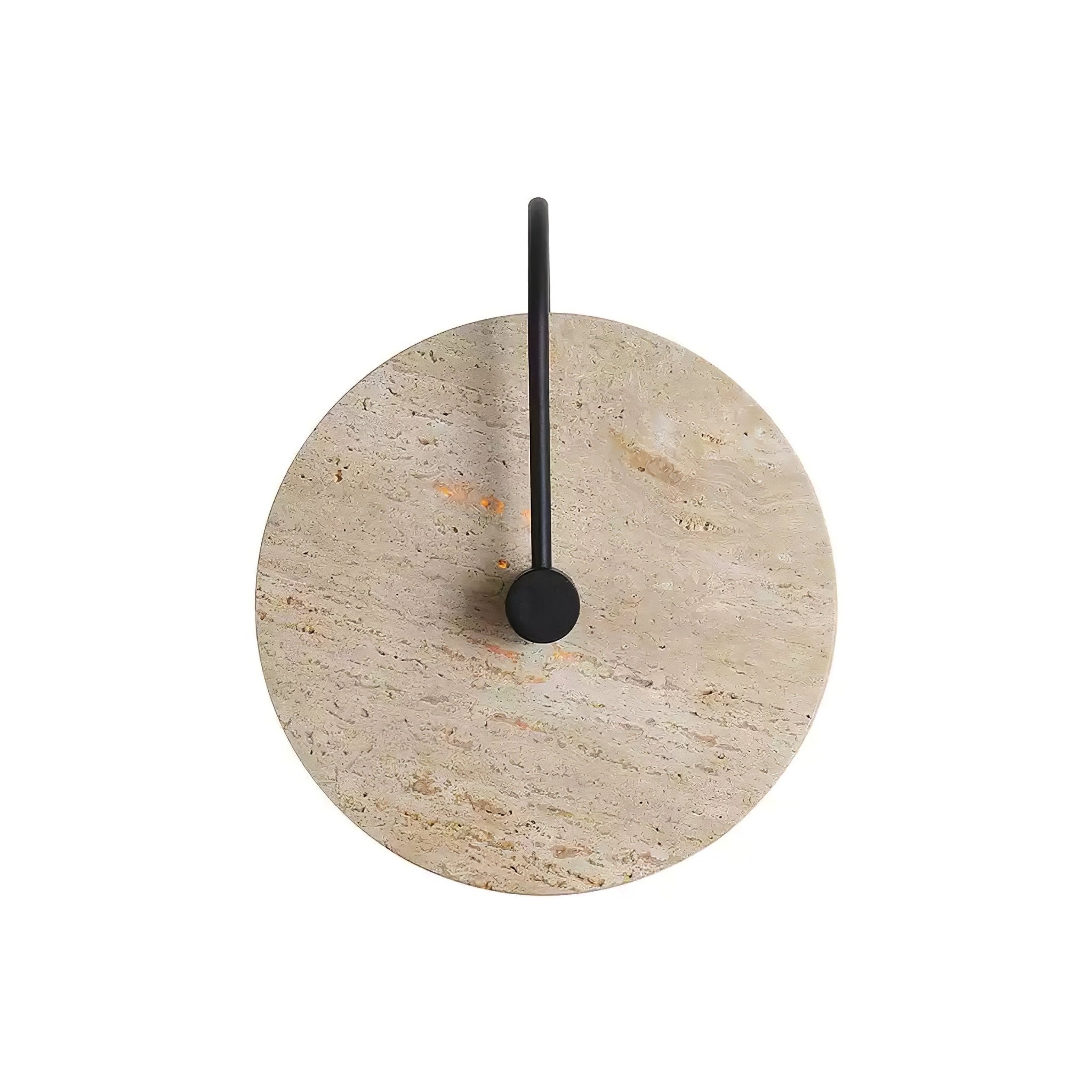 Round Travertine Wall Lamp - Lumpaz