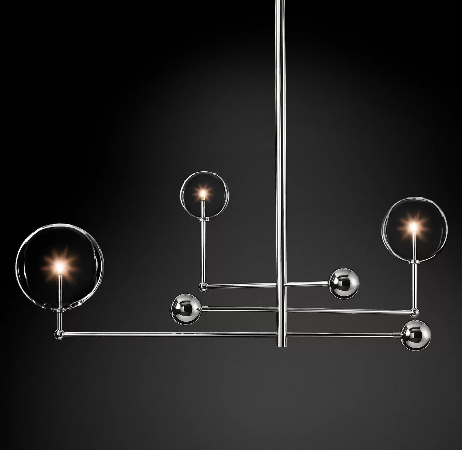 Glass Globe Mobile Chandelier - Lumpaz