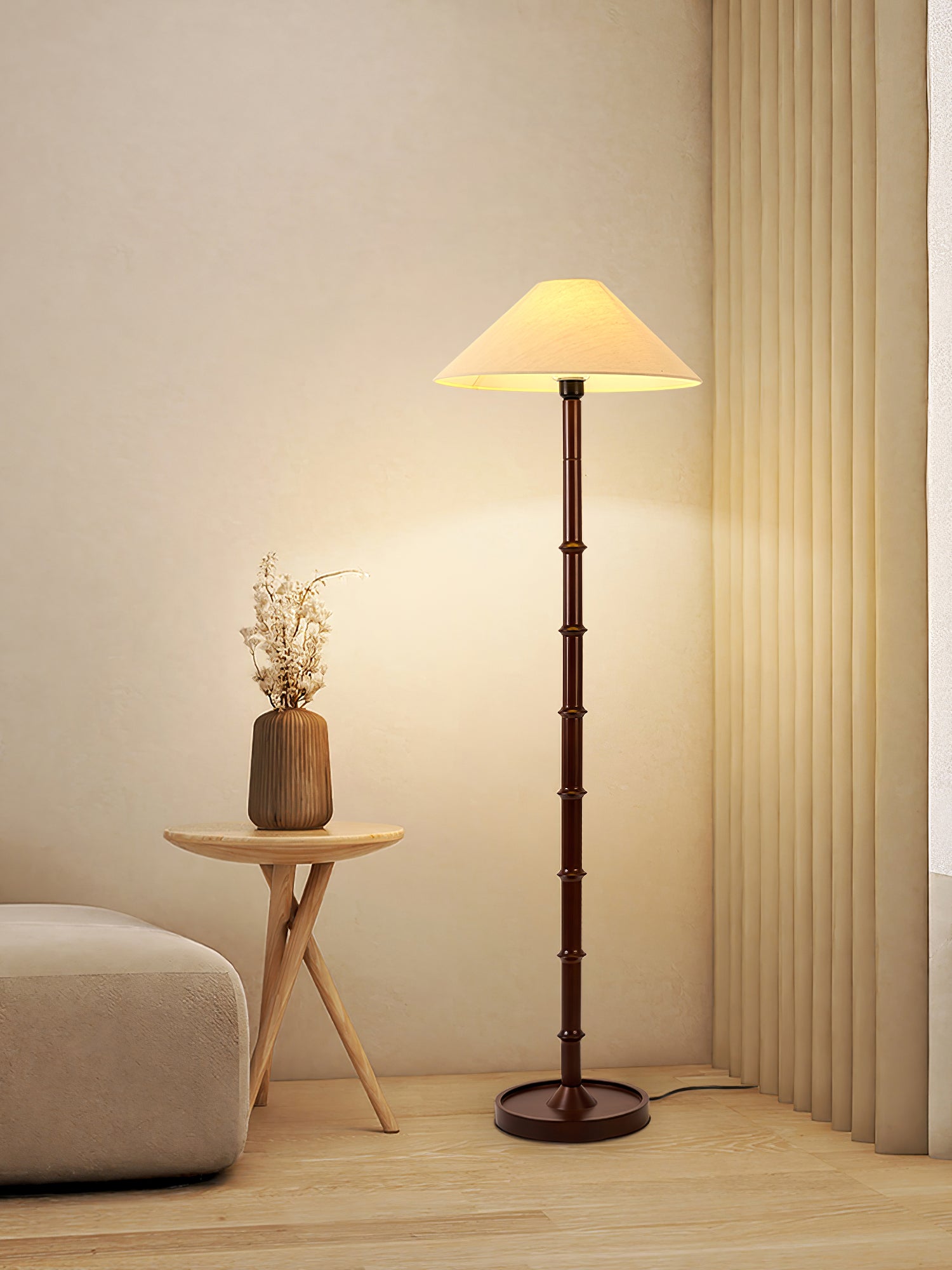 Bamboo Knot Floor Lamp - Lumpaz