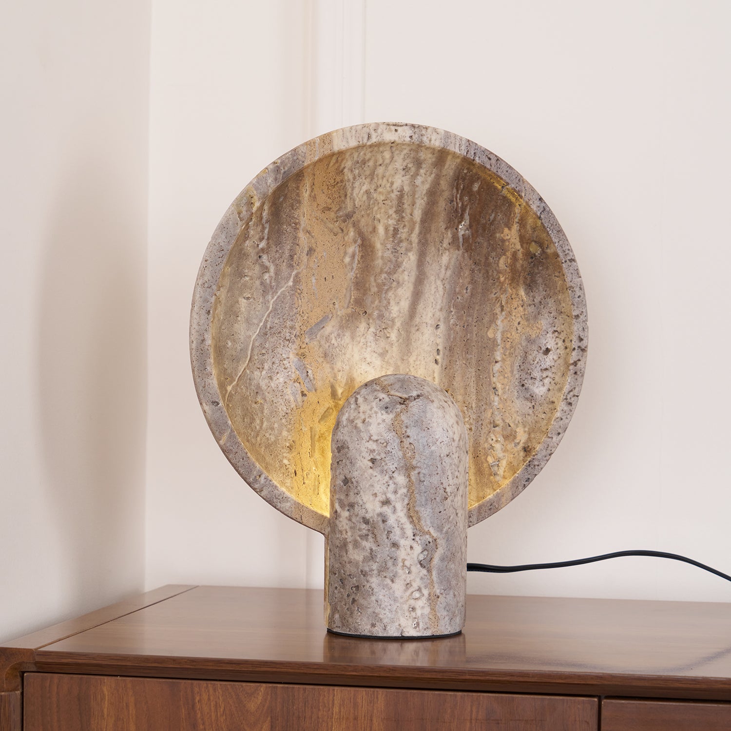 Eclipse Stone Table Lamp - Lumpaz