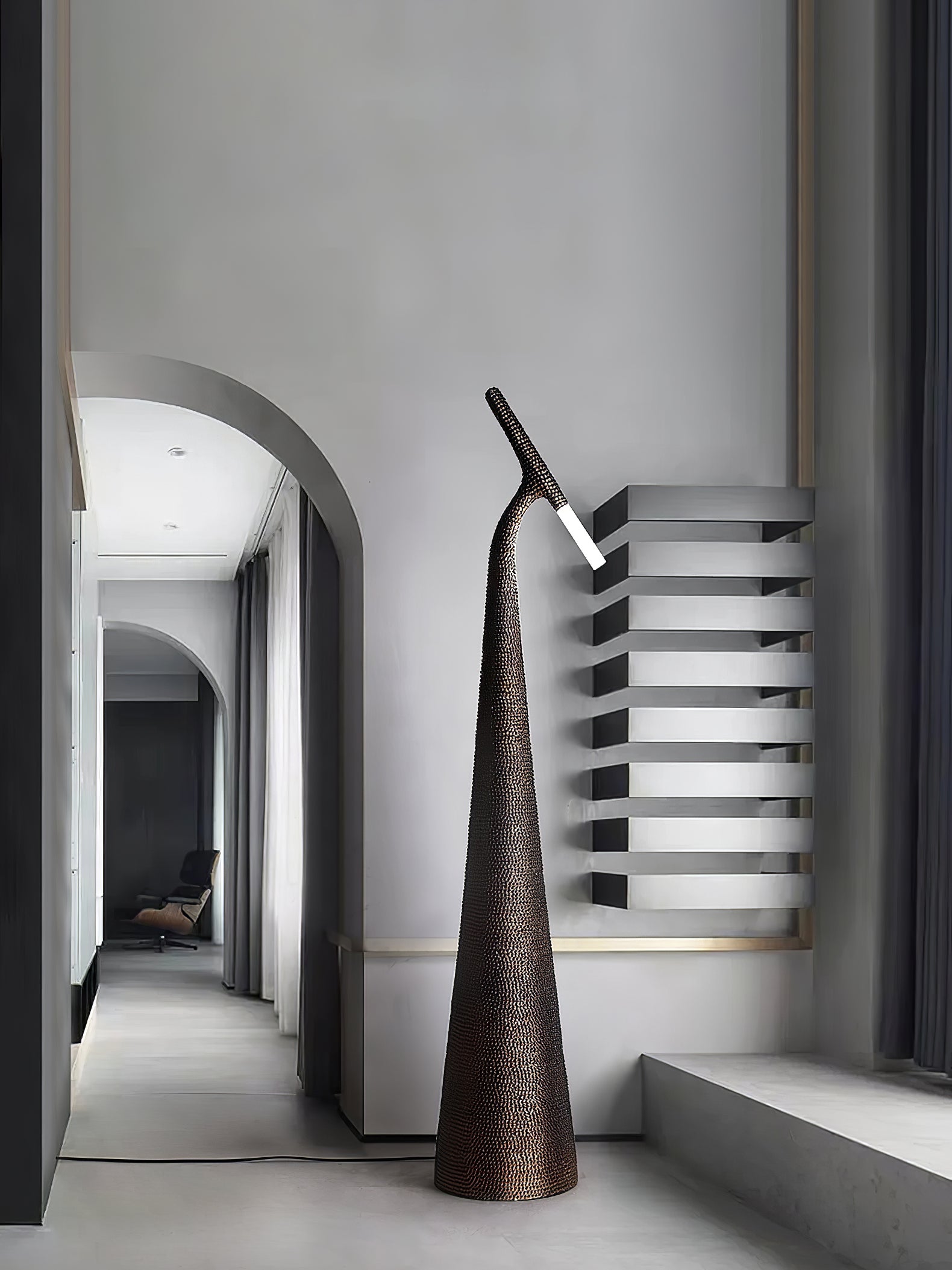 Apex Texture Floor Lamp - Lumpaz