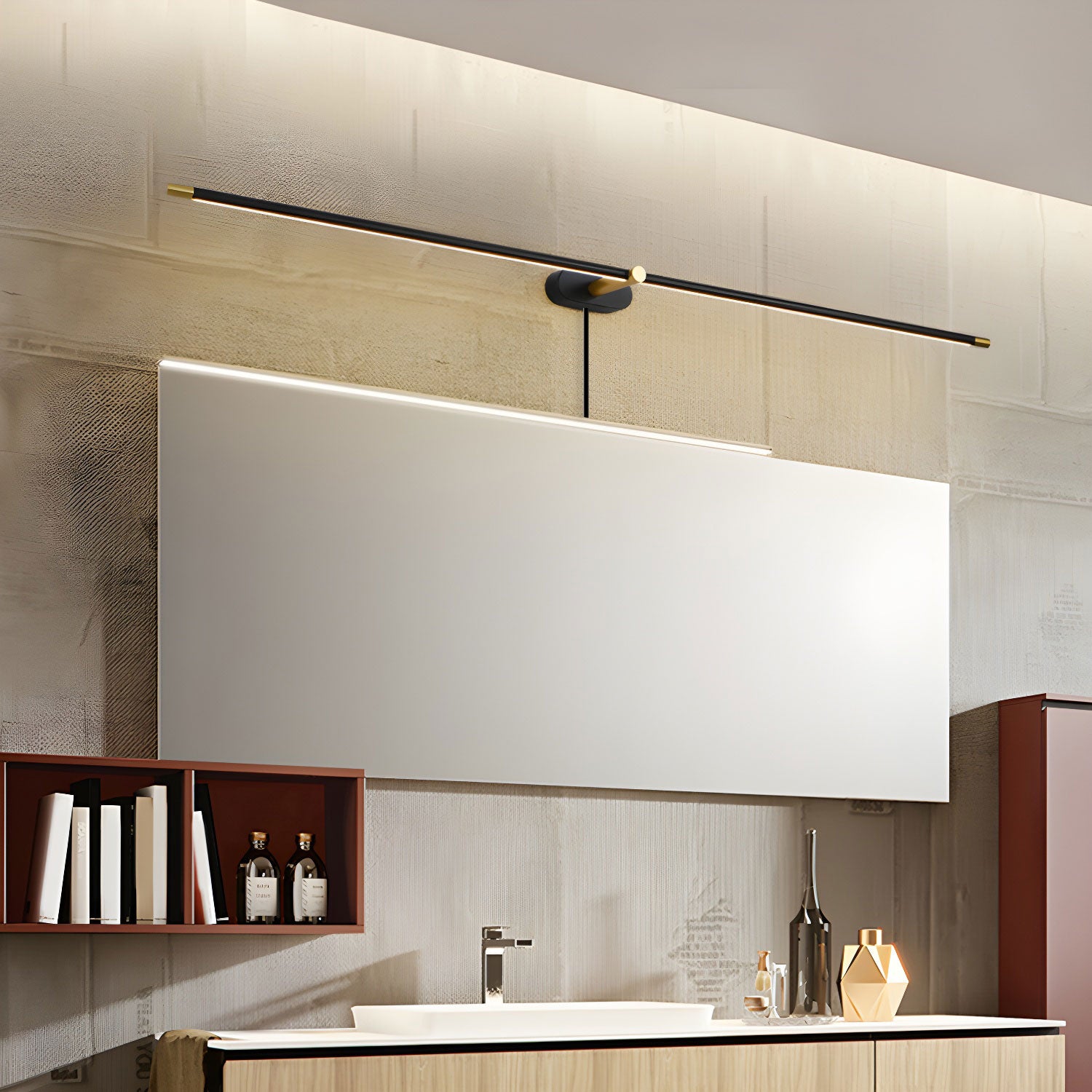 Minimalist Linear Plug-in Wall Lamp - Lumpaz