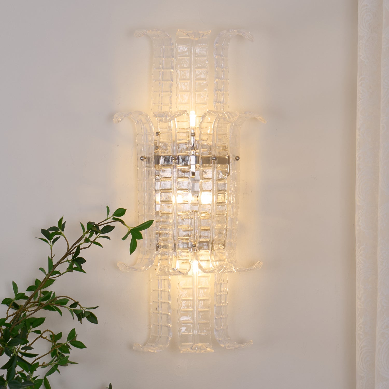 Aveline Murano Glass Wall Sconce - Lumpaz