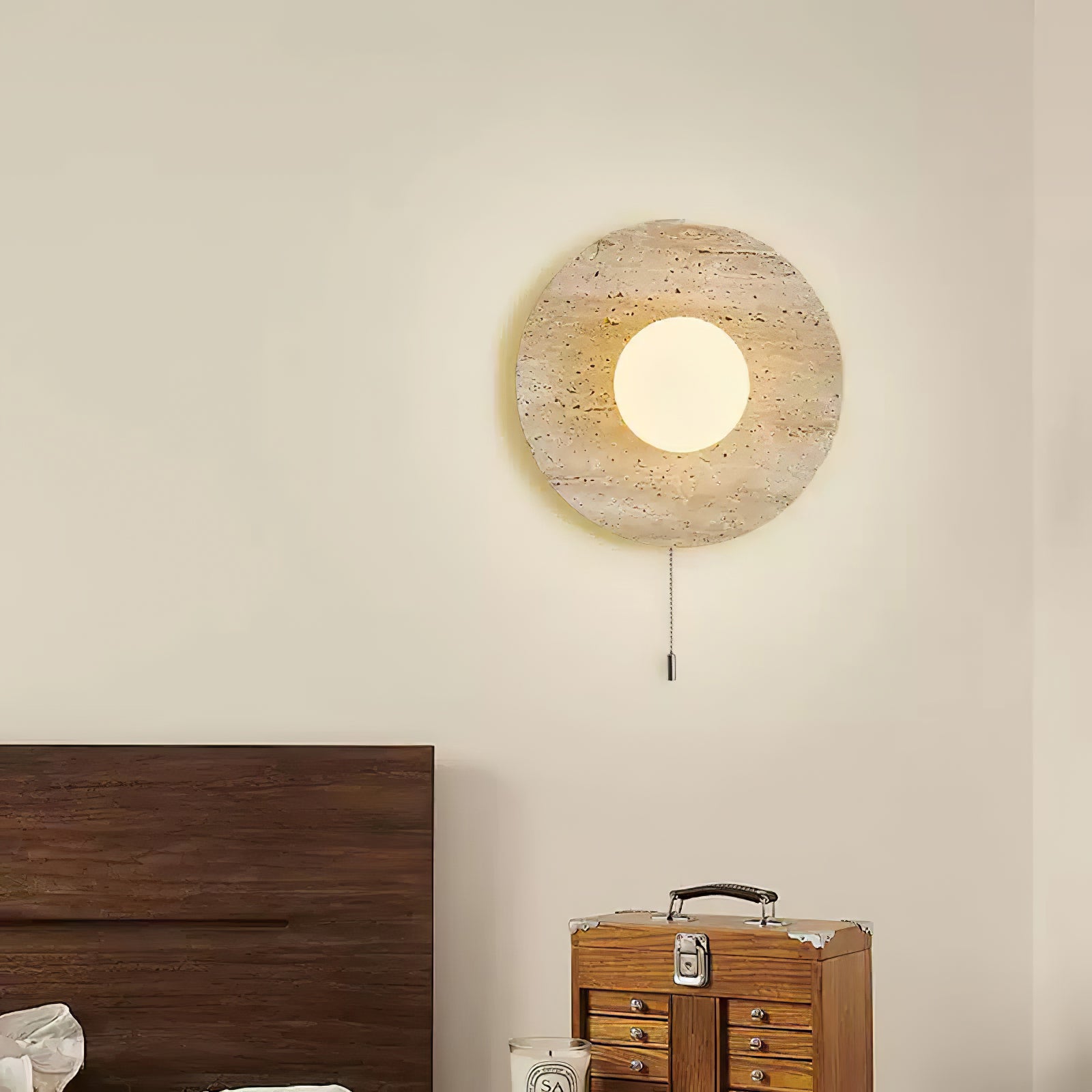 Stone Lunar Eclipse Wall Light - Lumpaz