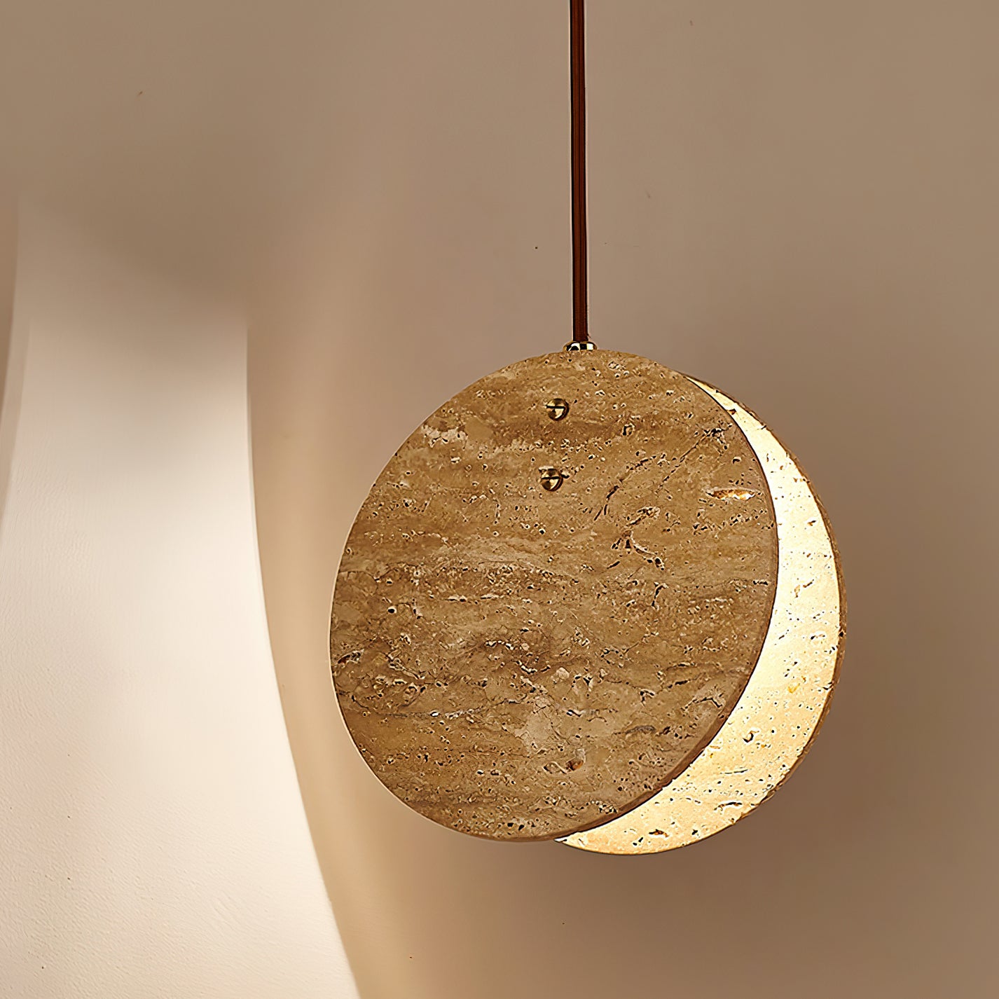 Solstice Stone Pendant Light - Lumpaz