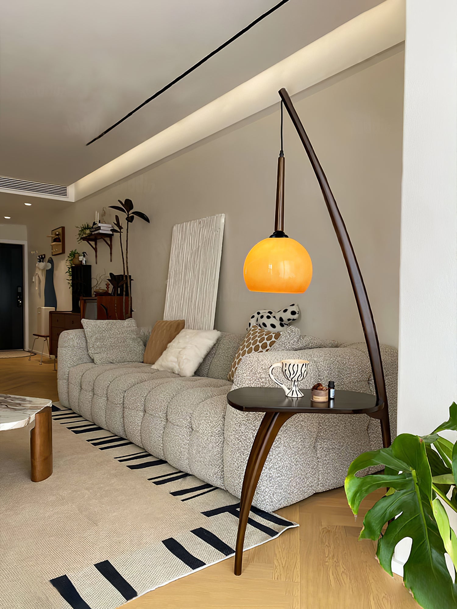 Arc Sphere Floor Lamp - Lumpaz