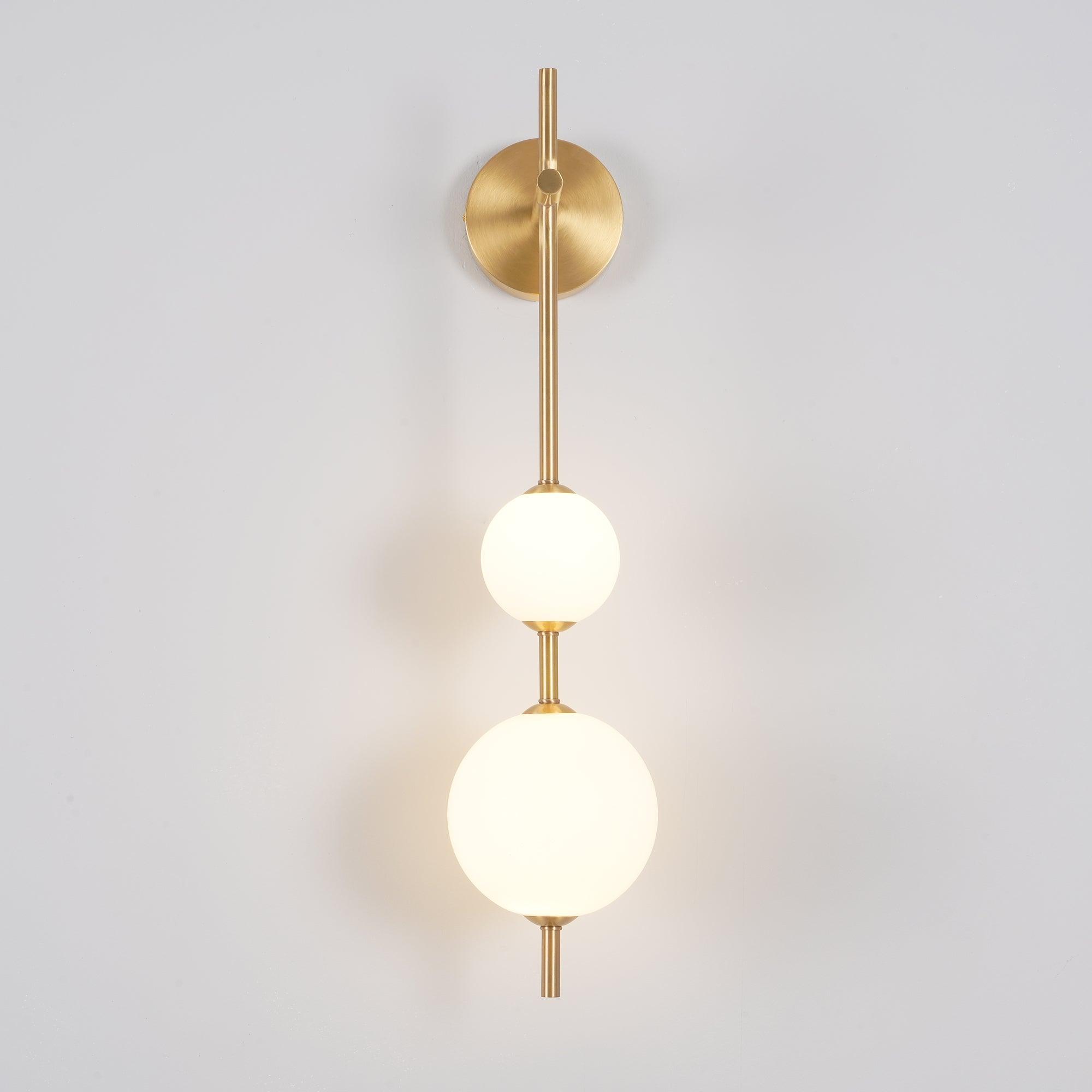 Vertical Globe Plug-in Wall Lamp - Lumpaz