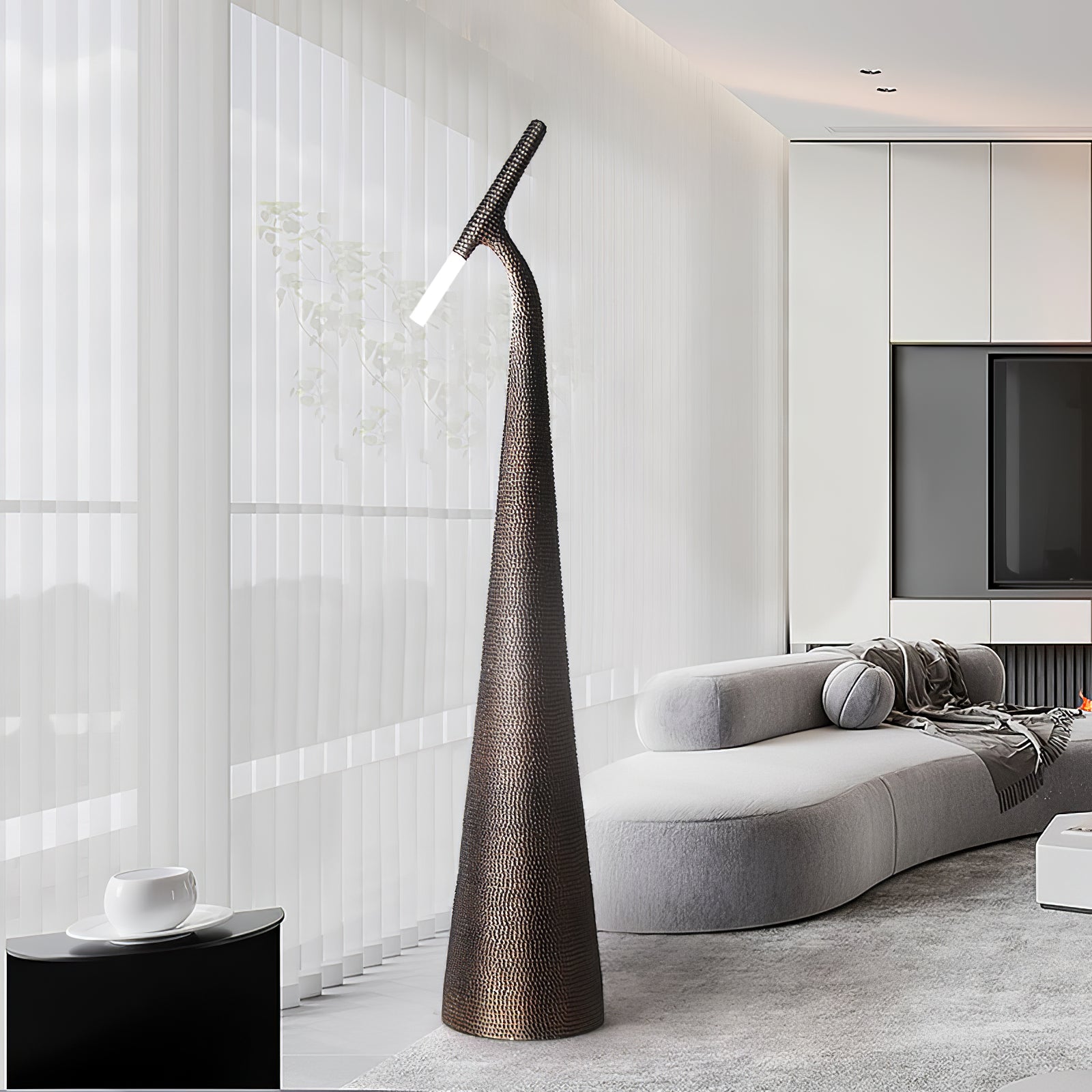 Apex Texture Floor Lamp - Lumpaz