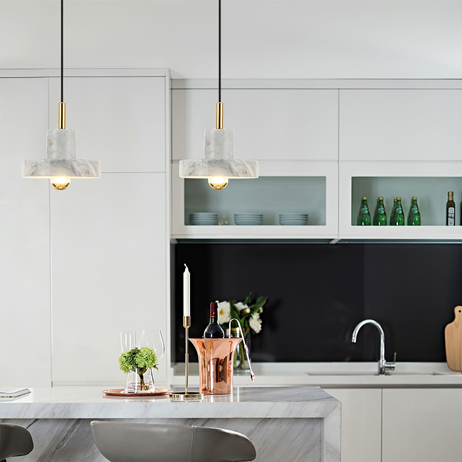 Marble Aura Pendant Lamp - Lumpaz