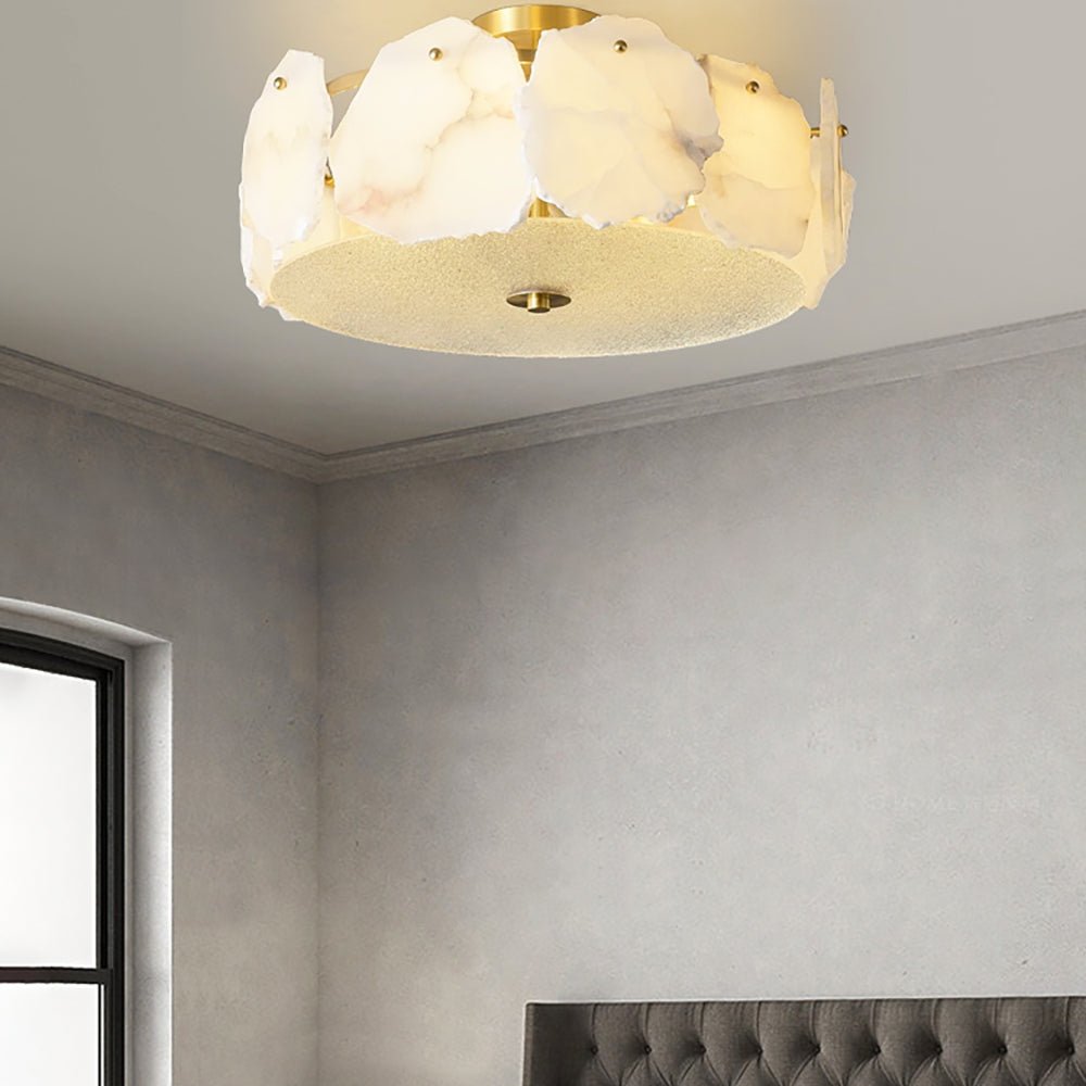 Valeria Alabaster Ceiling Lamp - Lumpaz