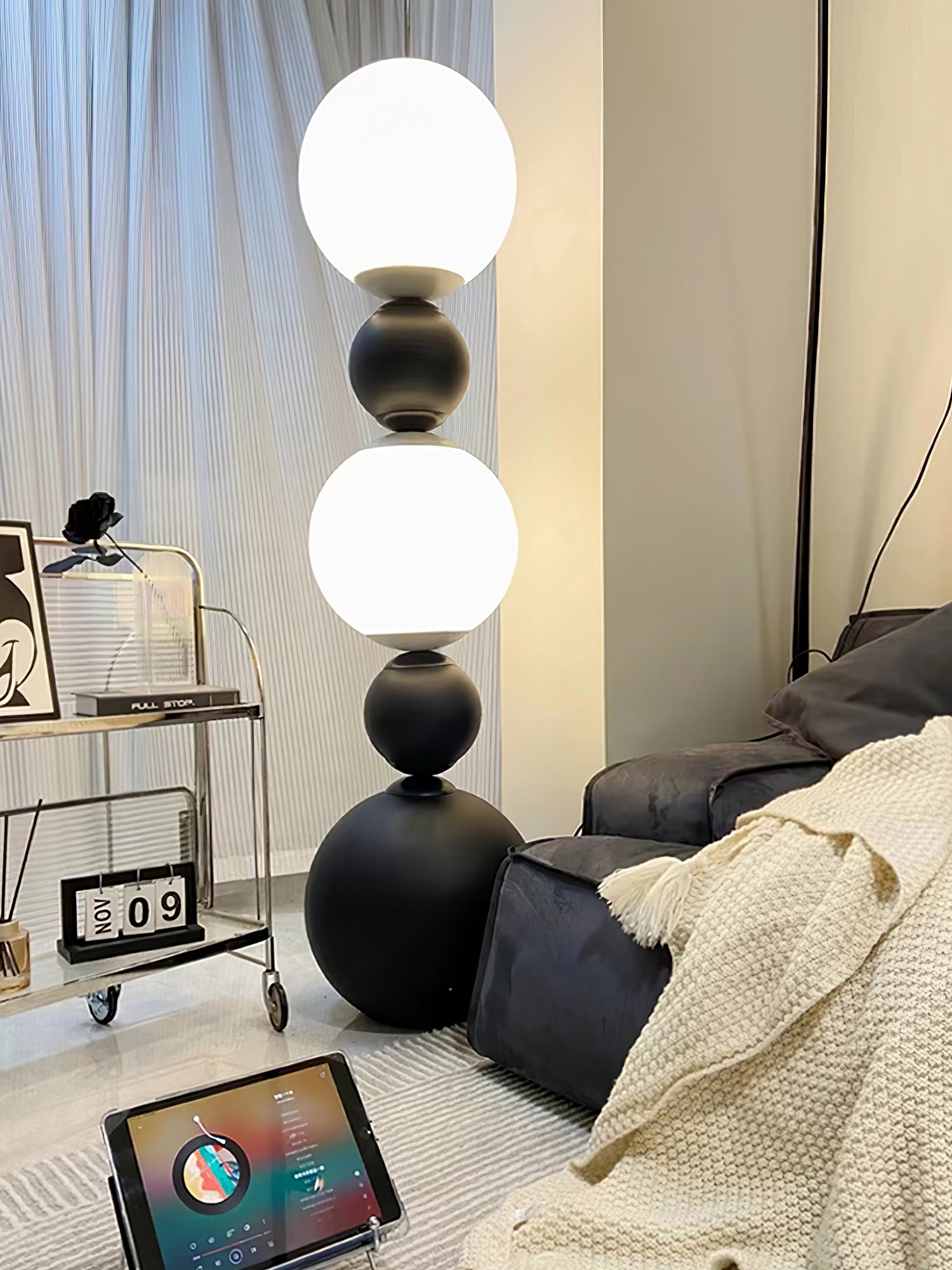 Orion Sphere Floor Lamp - Lumpaz