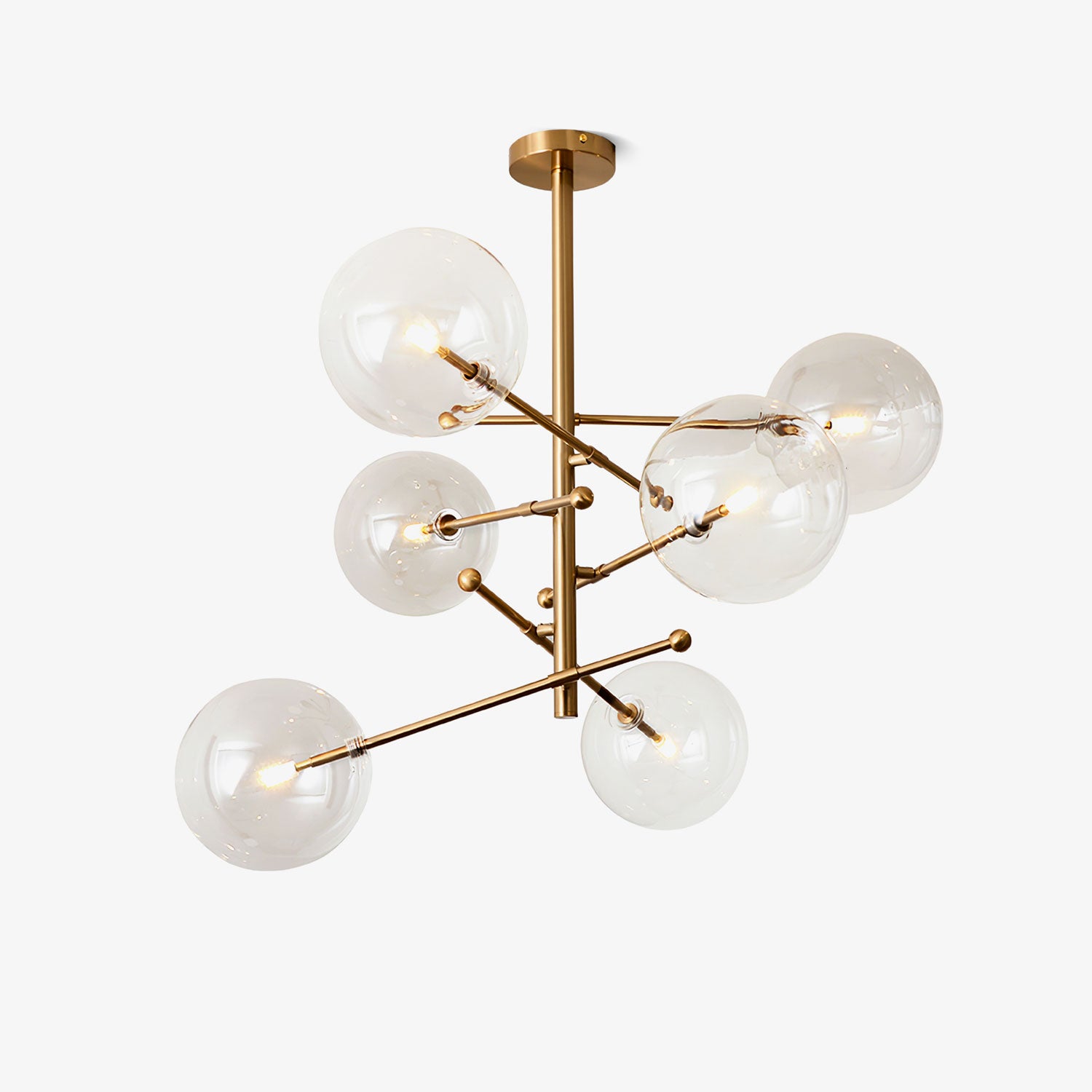 Glass Globe Mobile Chandelier - Lumpaz