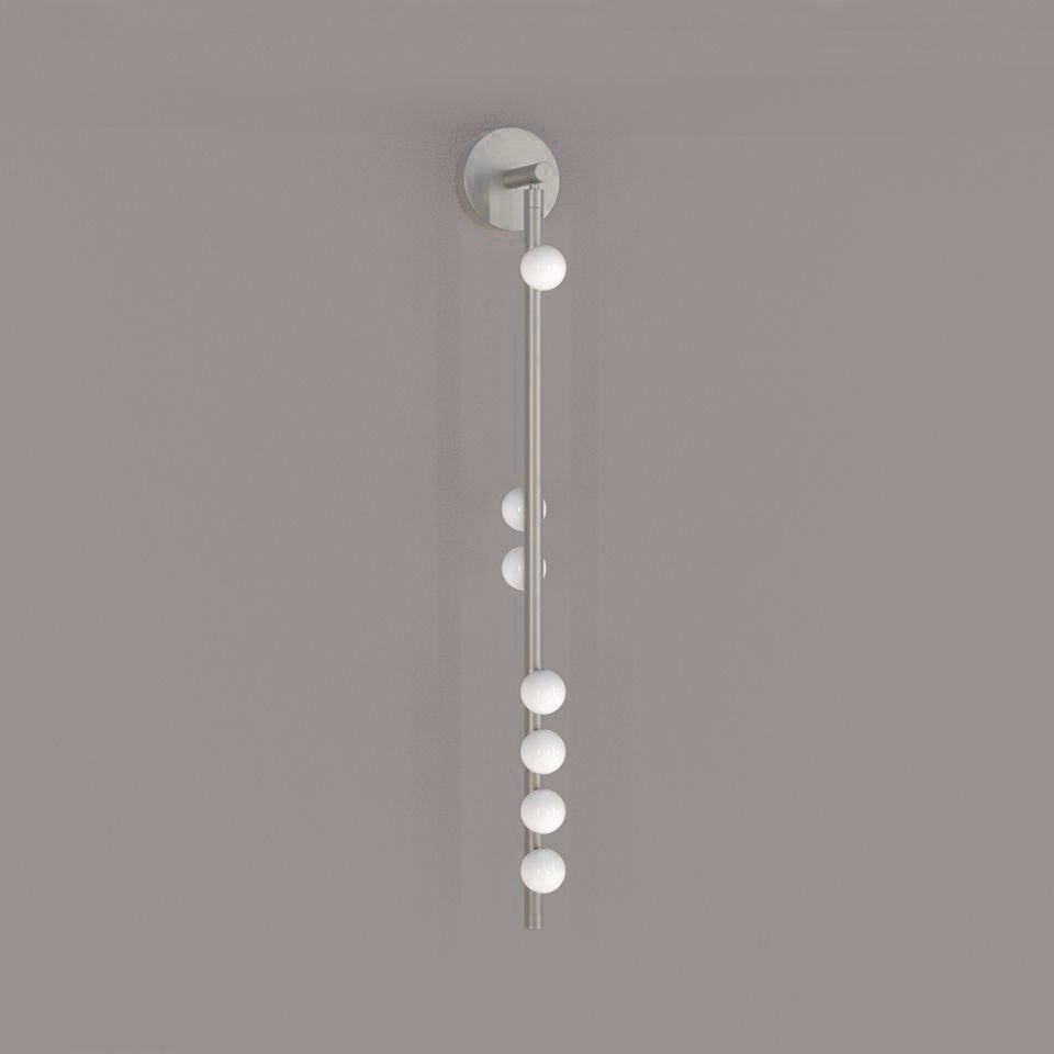 Brass Glass Tube Plug-in Wall Lamp - Lumpaz